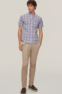 Camisa Non Iron Cuadros Manga Corta^Pedro del Hierro Flash Sale