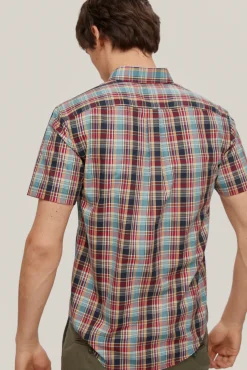 Camisa Non Iron Cuadros Manga Corta^Pedro del Hierro Clearance