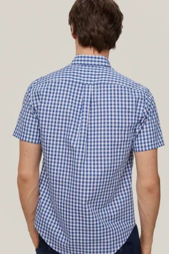 Camisa Non Iron Cuadros Manga Corta^Pedro del Hierro Store