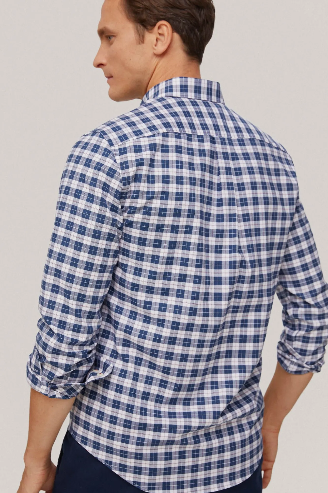 Camisa Non Iron Oxford Cuadros^Pedro del Hierro New