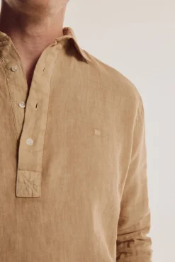 Camisa Polera De Lino Lisa^Pedro del Hierro Best