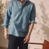 Camisa Polera Lino Manga Larga^Ooto Hot