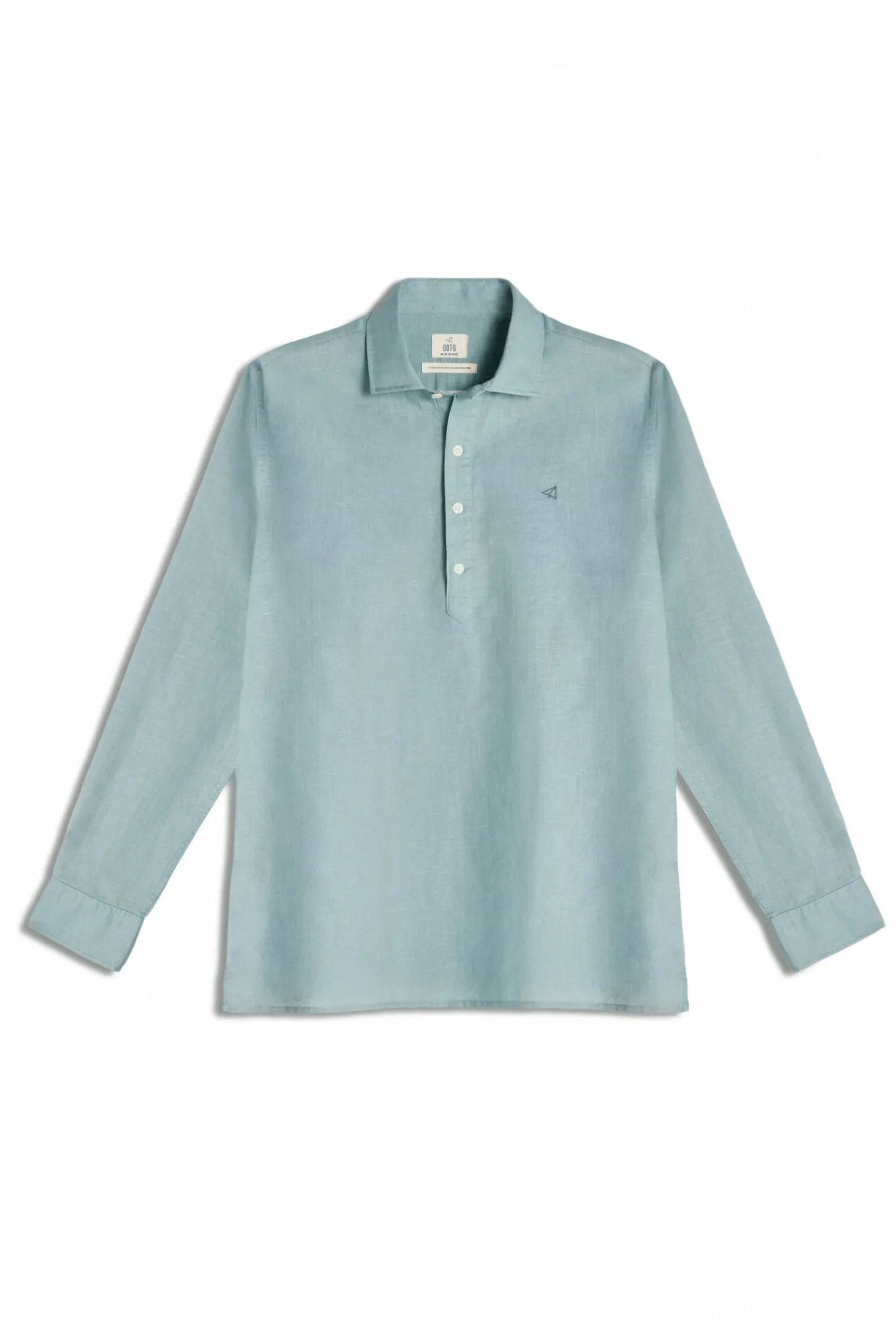 Camisa Polera Lino Manga Larga^Ooto Best