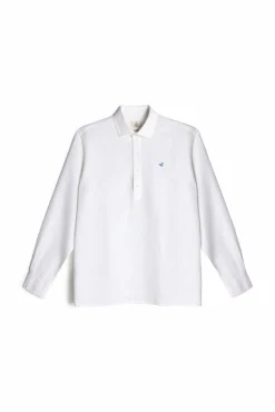 Camisa Polera Lino Manga Larga^Ooto Cheap