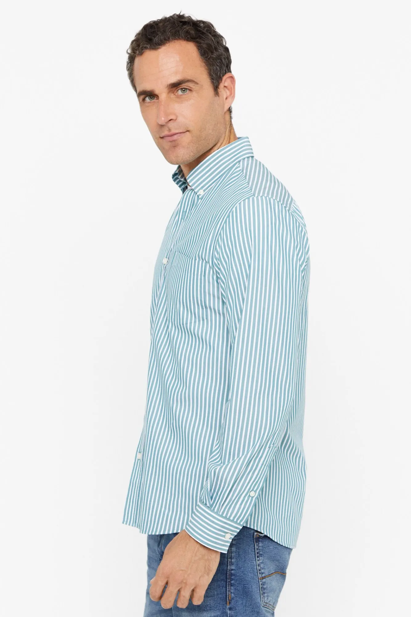 Camisa Rayas Coolmax^Cortefiel Discount