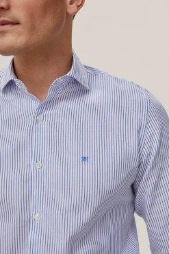 Camisa Rayas Slim Fit Facil Plancha + Antiolor^Pedro del Hierro New