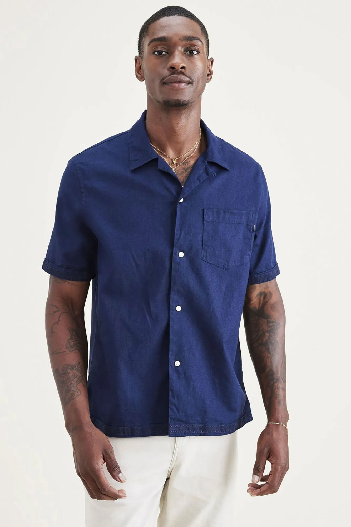 Camisa Regular Fit Camp Collar^Dockers Store