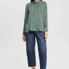 Camisa Satinada Estampada Viscosa^Esprit Store