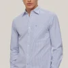 Camisa Seersucker Rayas Manga Larga^Pedro del Hierro Shop