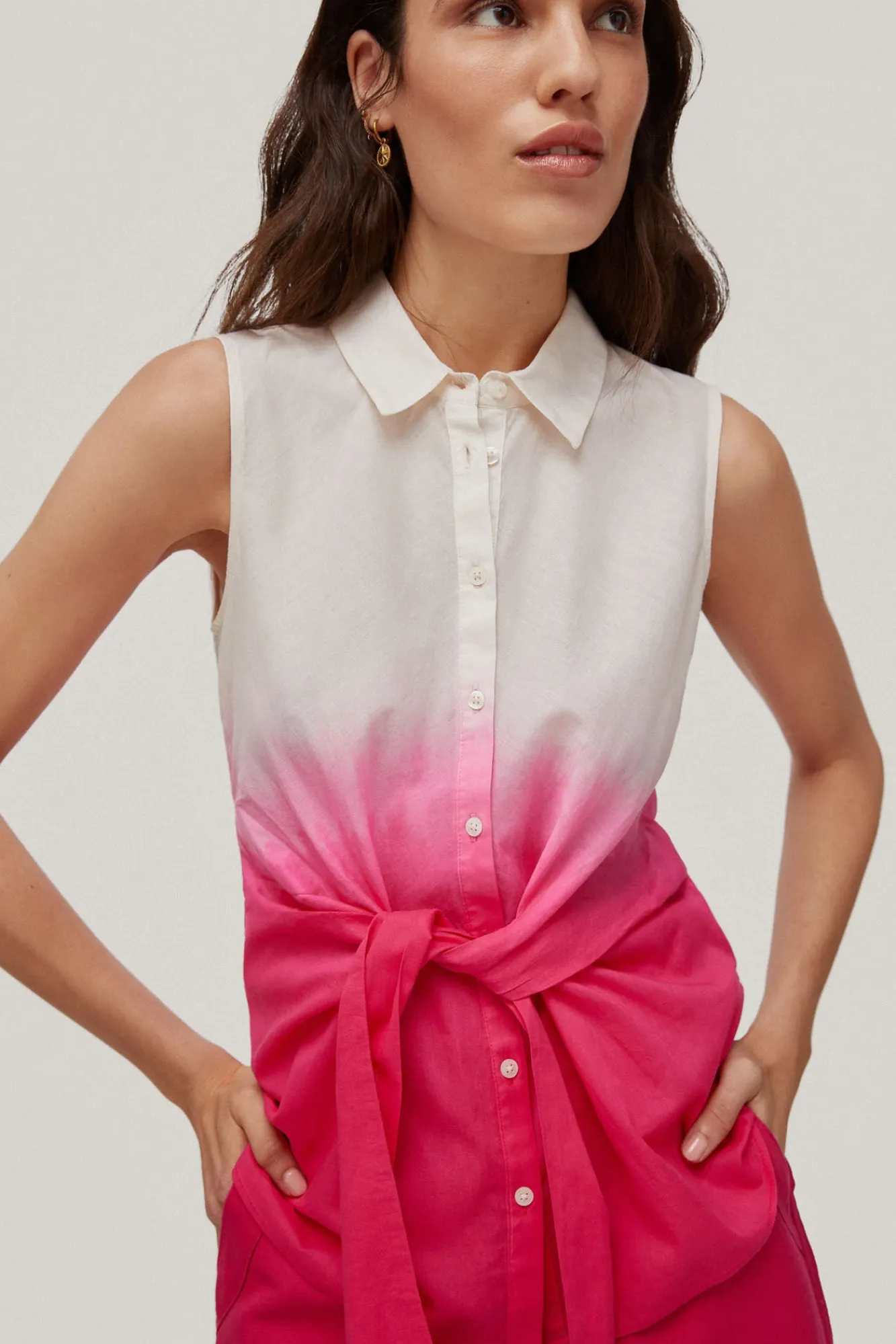 Camisa Sin Mangas Tie Dyed^Pedro del Hierro Sale