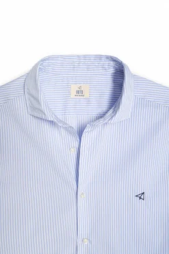 Camisa Slim Mil Rayas Manga Larga ^Ooto Hot
