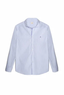 Camisa Slim Mil Rayas Manga Larga ^Ooto Hot