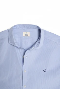 Camisa Slim Rayas Manga Larga ^Ooto Hot