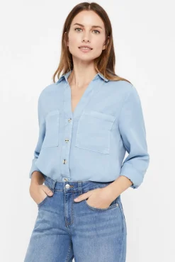 Camisa Vaquera Tencel^Cortefiel Flash Sale