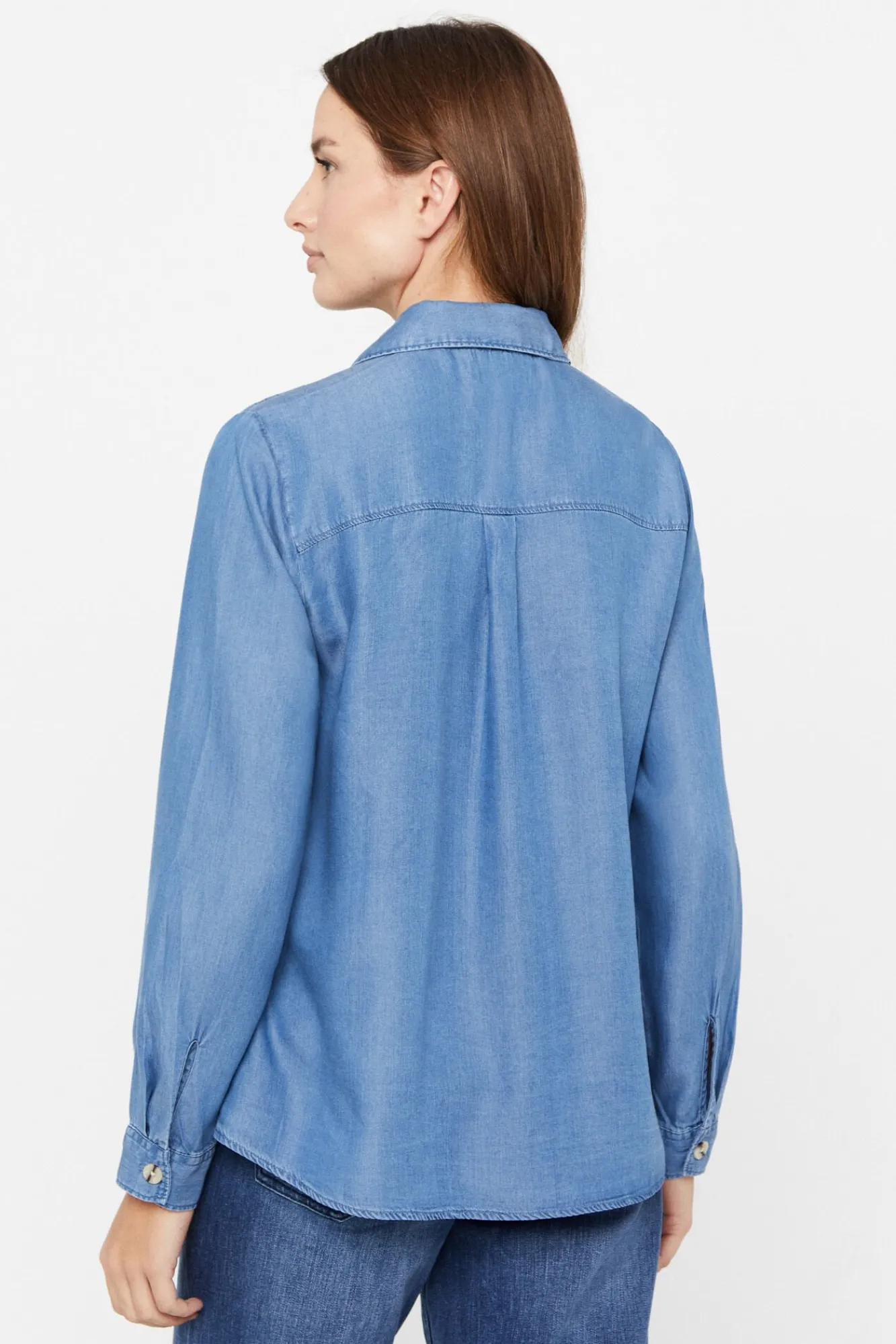 Camisa Vaquera Tencel^Cortefiel Store