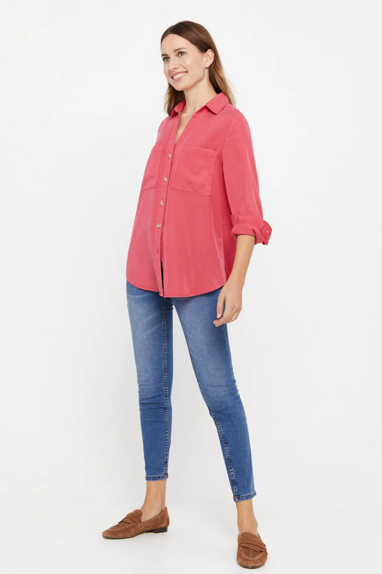 Camisa Vaquera Tencel^Cortefiel Clearance