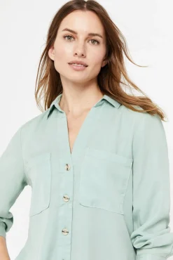 Camisa Vaquera Tencel^Cortefiel Store