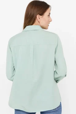 Camisa Vaquera Tencel^Cortefiel Store
