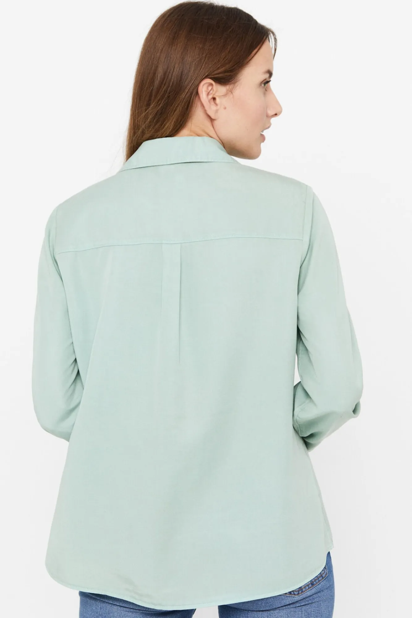 Camisa Vaquera Tencel^Cortefiel Store