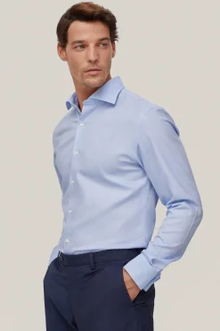 Camisa Vestir Gemelos Estructura Lisa Non Iron + Antimanchas^Pedro del Hierro Sale
