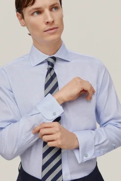 Camisa Vestir Gemelos Estructura Lisa Non Iron + Antimanchas^Pedro del Hierro Best