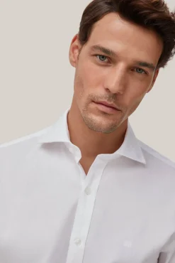 Camisa Vestir Pinpoint Liso Non Iron + Antimanchas^Pedro del Hierro New