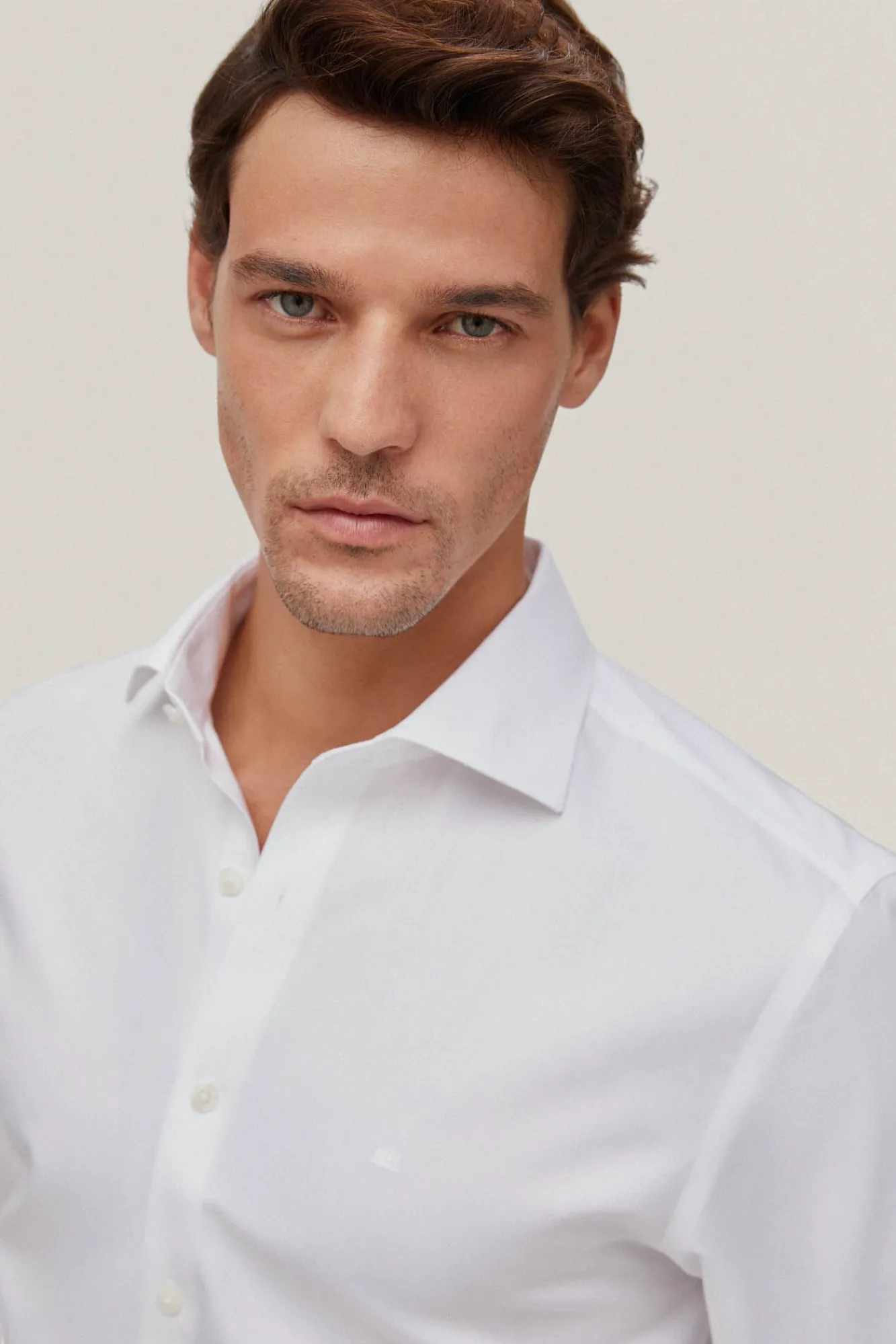 Camisa Vestir Pinpoint Liso Non Iron + Antimanchas^Pedro del Hierro Outlet