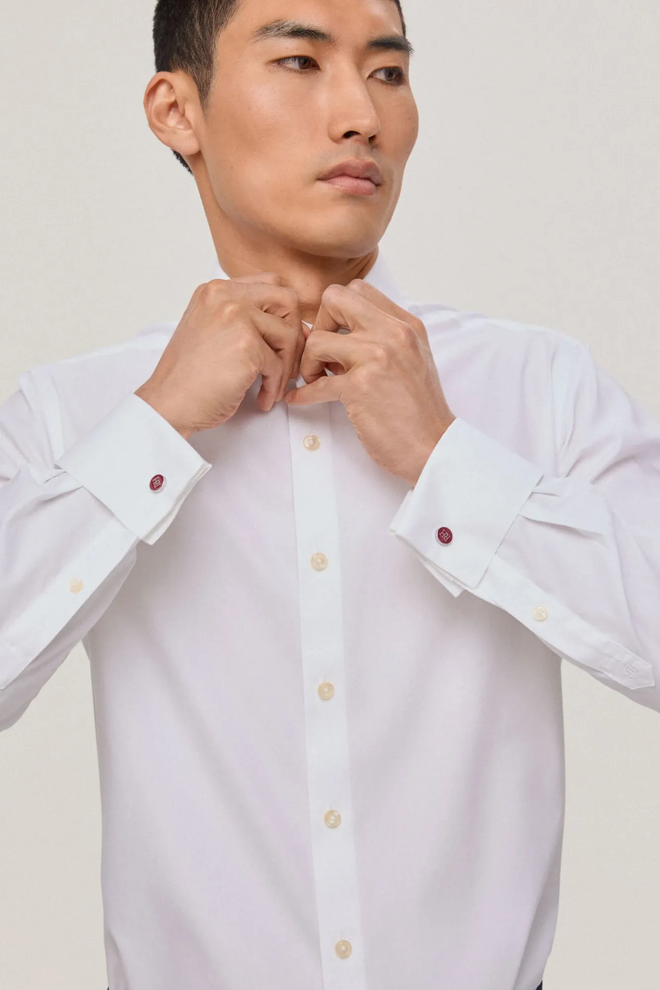Camisa Vestir Puno Gemelo Non Iron Y Antimanchas Estructura Lisa Regular Fit^Pedro del Hierro Best