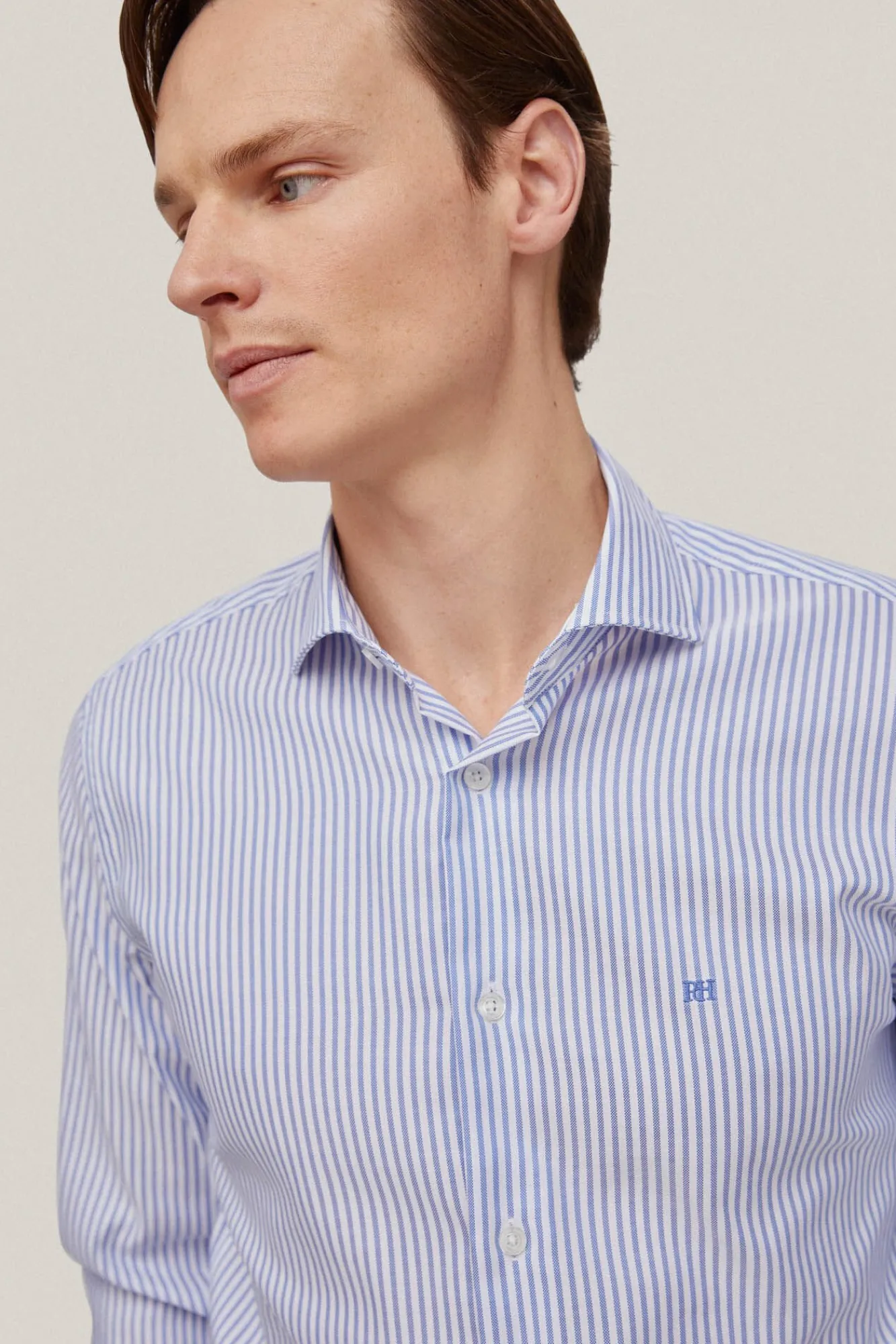 Camisa Vestir Rayas Non Iron + Antimanchas Slim Fit^Pedro del Hierro Store
