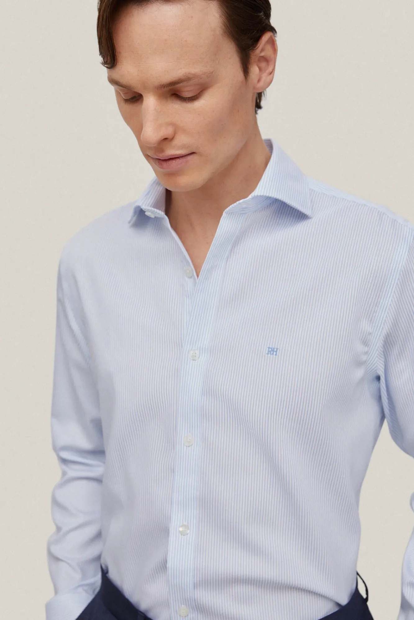 Camisa Vestir Rayas Non Iron + Antimanchas^Pedro del Hierro Online