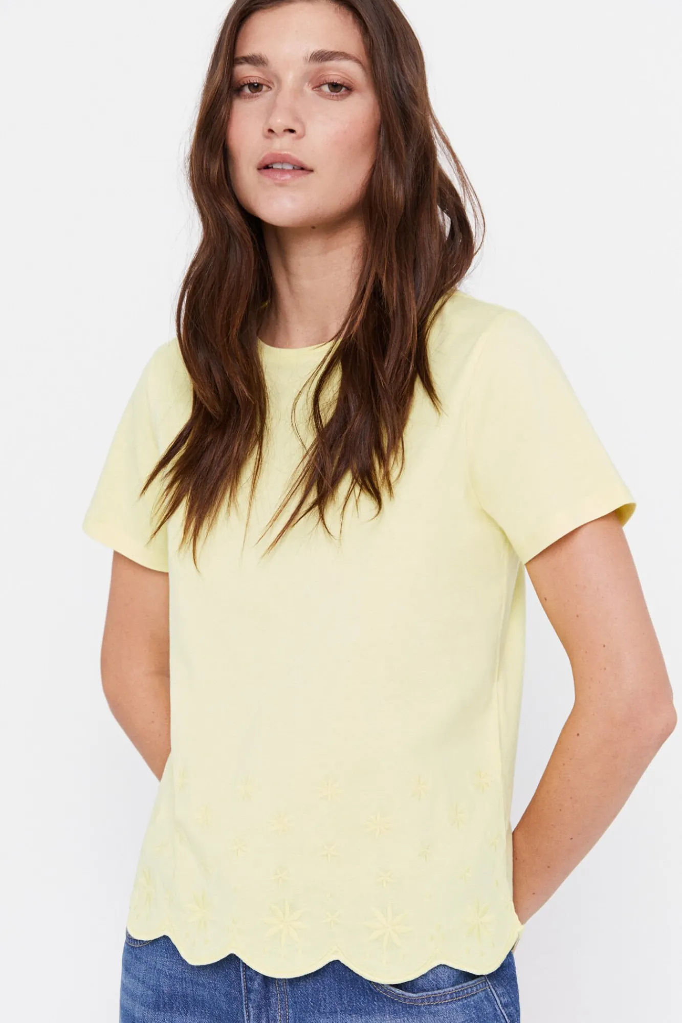 Camiseta Bajo Bordado^Cortefiel Fashion