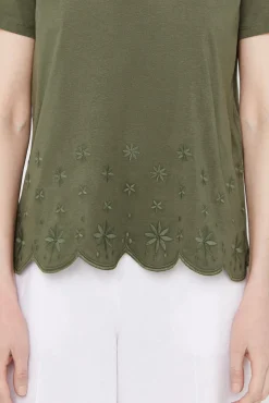 Camiseta Bajo Bordado^Cortefiel Online