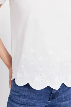 Camiseta Bajo Bordado^Cortefiel Online