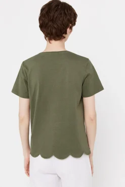 Camiseta Bajo Bordado^Cortefiel Online