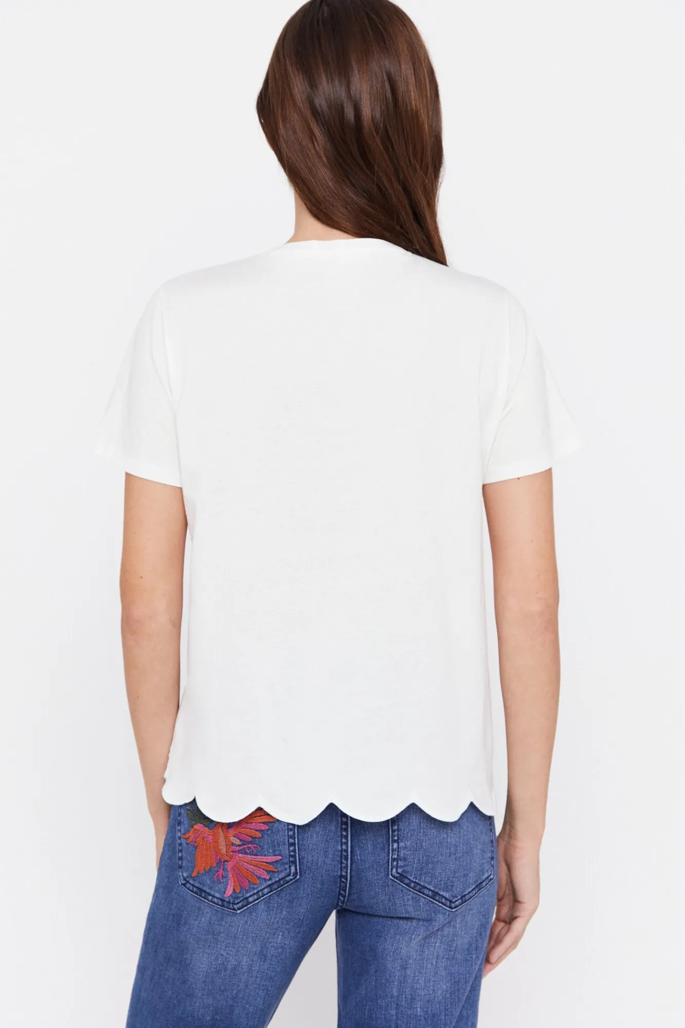 Camiseta Bajo Bordado^Cortefiel Online