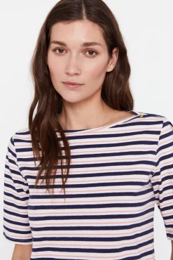 Camiseta Basica Escote Barco^Cortefiel Cheap