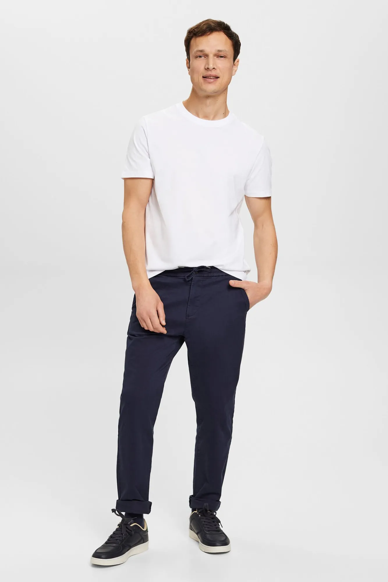 Camiseta Basica Slim Fit Algodon^Esprit Flash Sale