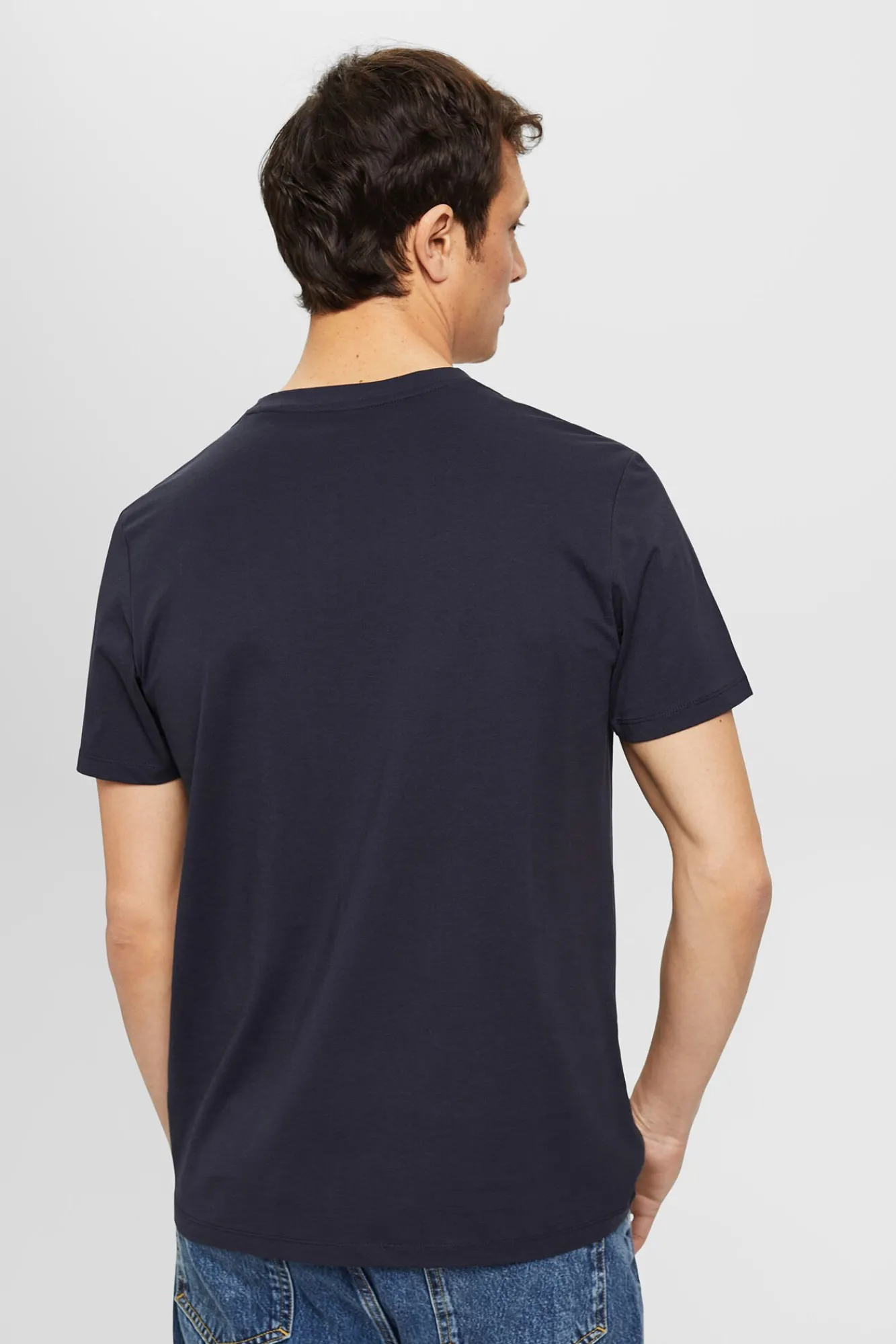 Camiseta Basica Slim Fit Algodon^Esprit Flash Sale