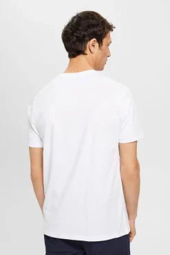 Camiseta Basica Slim Fit Algodon^Esprit Flash Sale