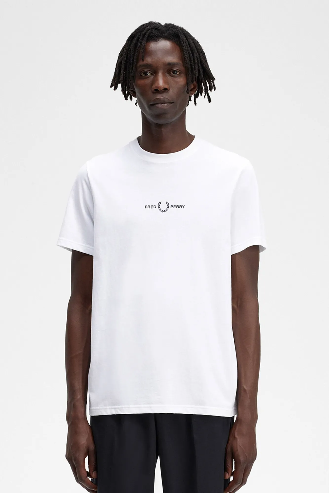 Camiseta Bordada^Fred Perry Fashion