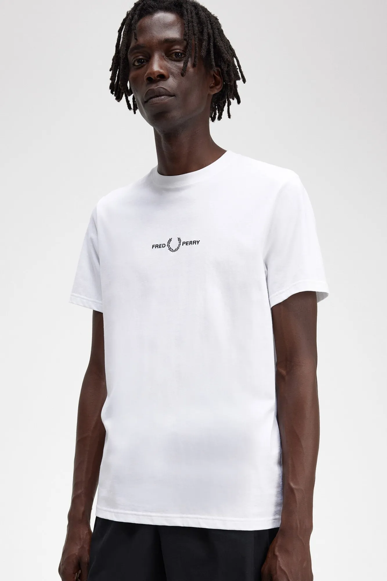 Camiseta Bordada^Fred Perry Fashion