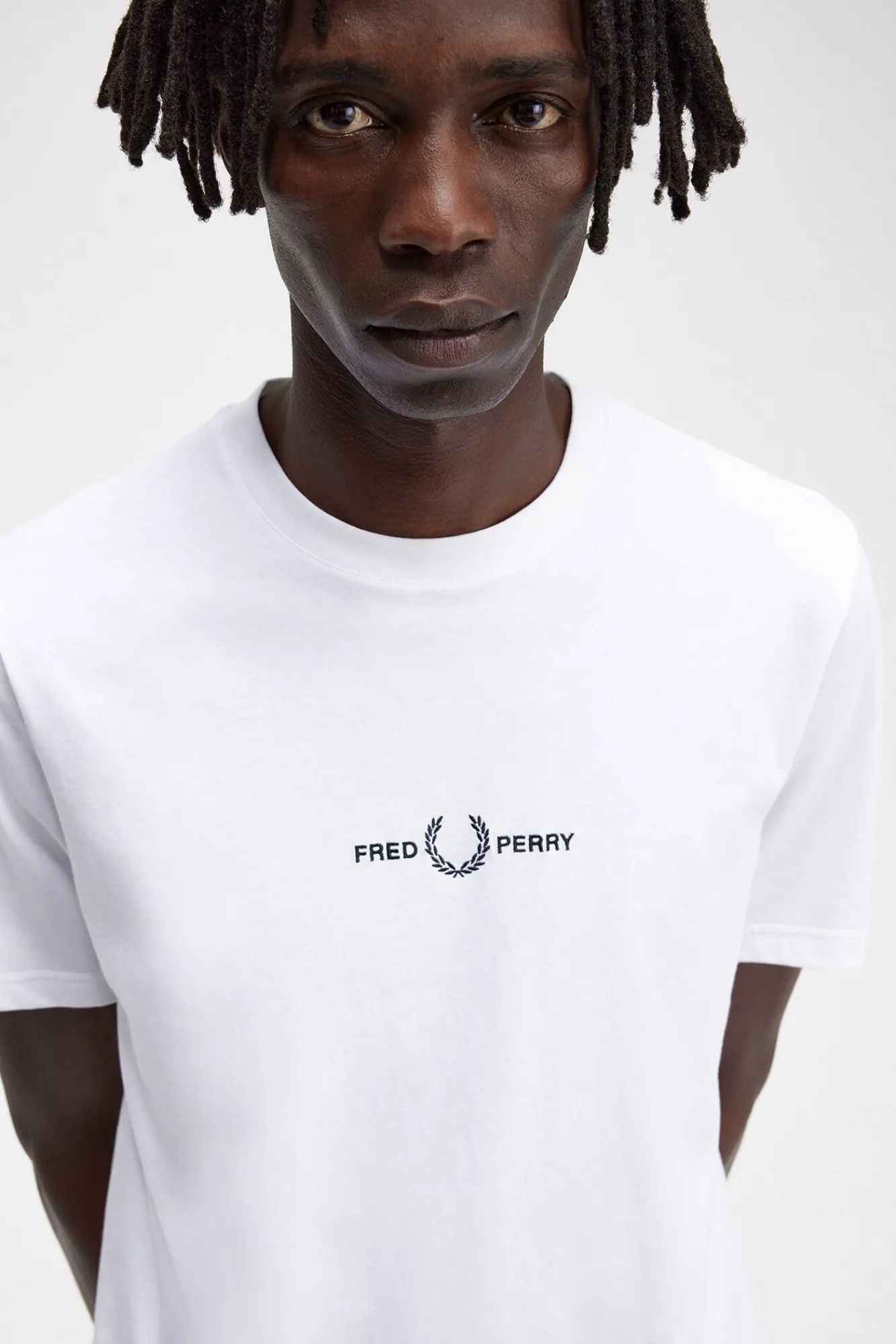 Camiseta Bordada^Fred Perry Fashion