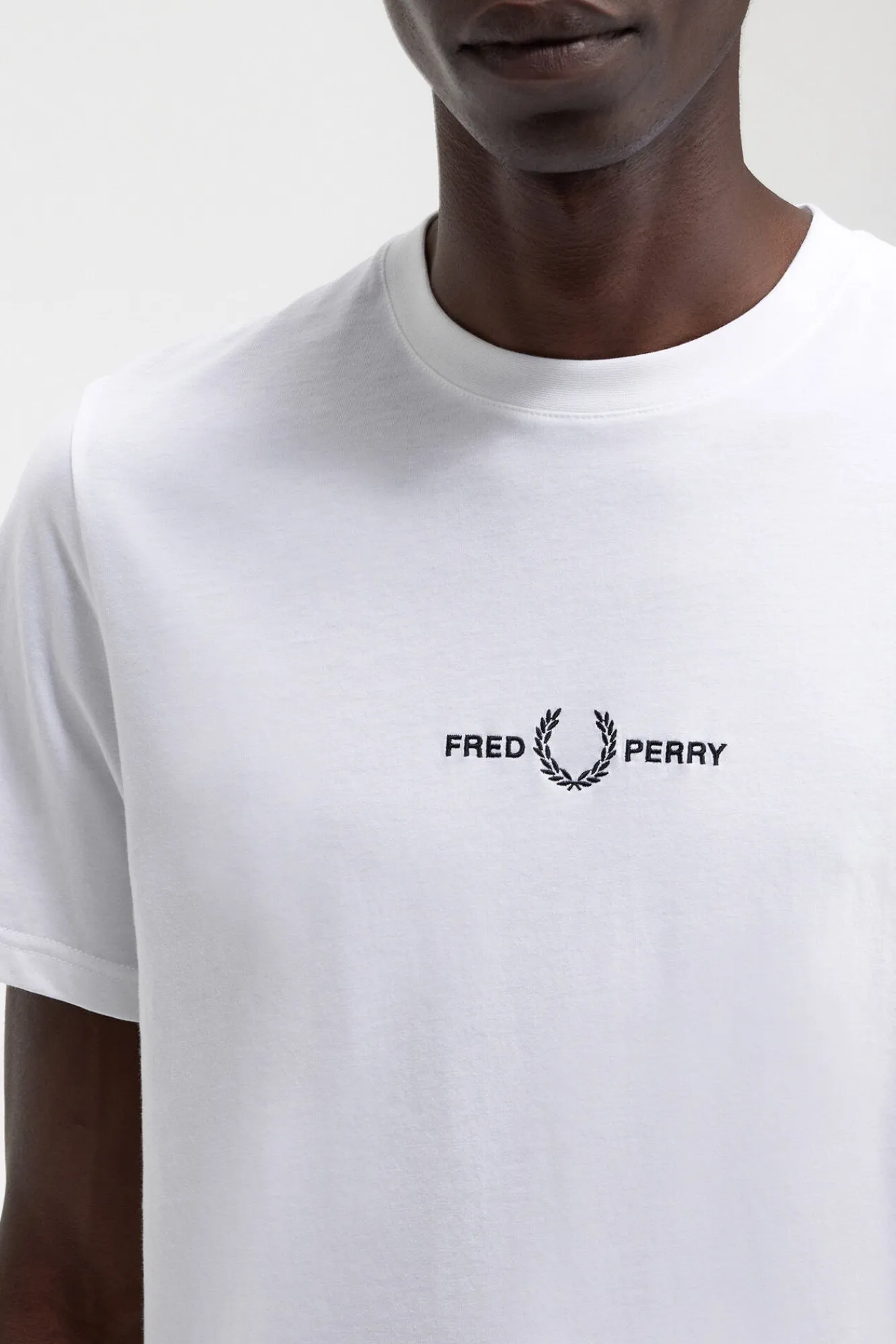 Camiseta Bordada^Fred Perry Fashion