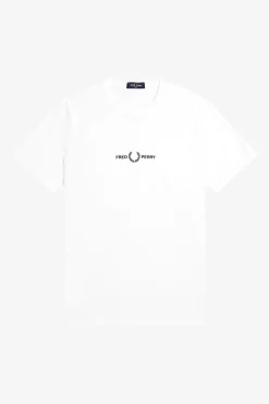 Camiseta Bordada^Fred Perry Fashion