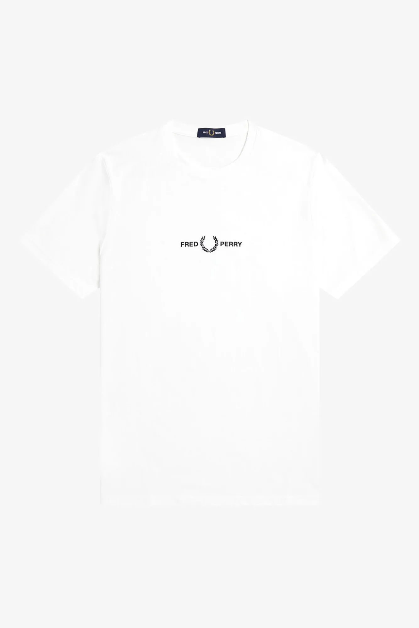 Camiseta Bordada^Fred Perry Fashion