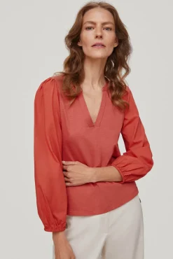 Camiseta Combinada Manga Larga^Pedro del Hierro Fashion