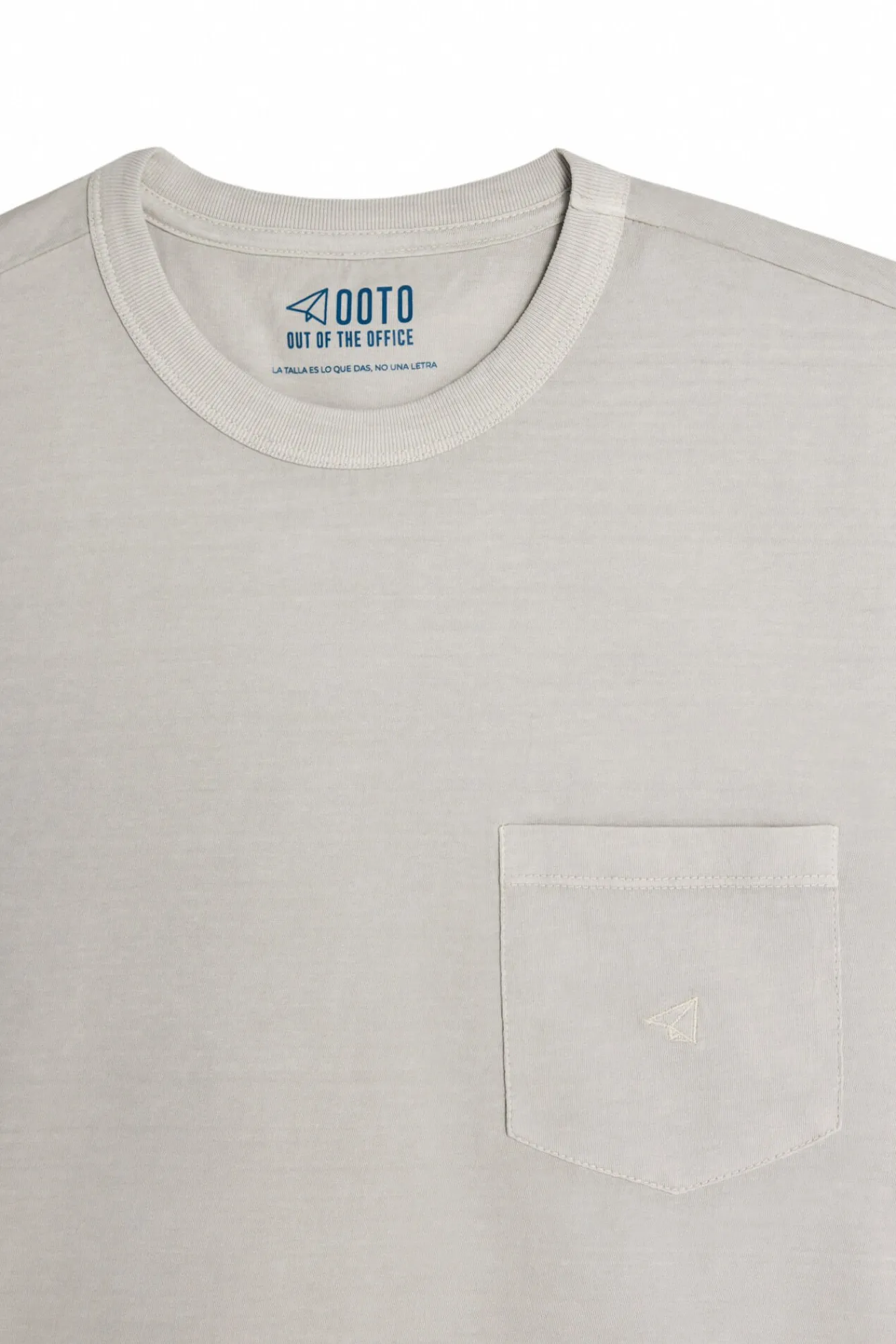 Camiseta Con Bolsillo Y Logo Bordado^Ooto Sale