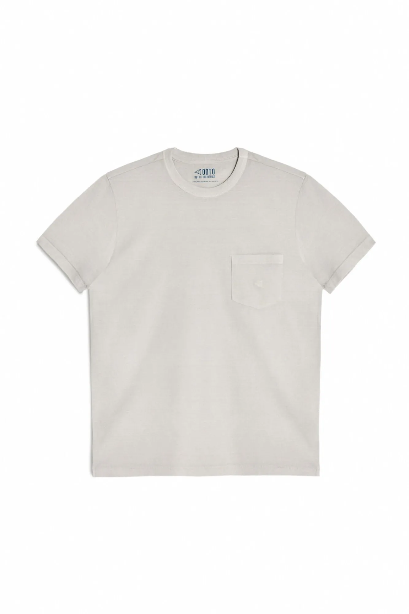 Camiseta Con Bolsillo Y Logo Bordado^Ooto Sale