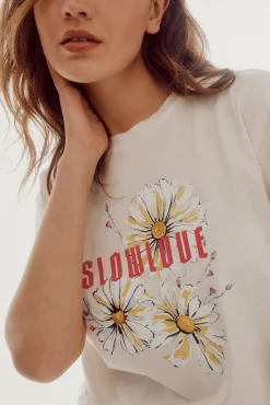 Camiseta Con Grafico^Slowlove Hot