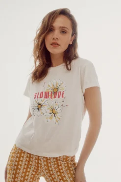 Camiseta Con Grafico^Slowlove Hot
